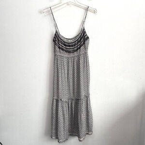 American Eagle Slip Dress S Tiered Summer Sundress Festival Casual Boho Tank